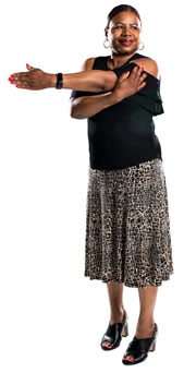 stretching shoulder image